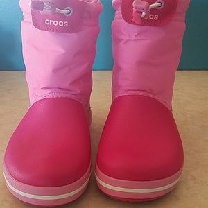 Girls Size 12 Croc Snow Boots